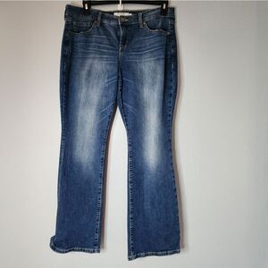 TORRID Denim Relaxed Boot Vintage Stretch Mid Rise Drk  Jean Women Sz 12 Short